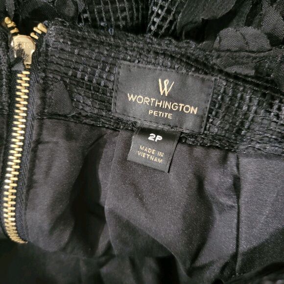 Womens Floral Mesh Skirt Size 2 Petite Whimsigoth Goth Dark Romance - Picture 4 of 7